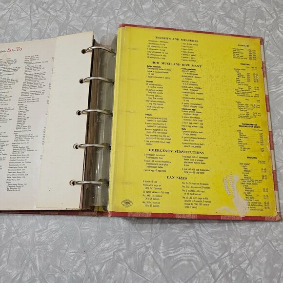 Better Homes new Cookbook 1960s ephemera paper craft Scrapbooking Collage Mixed - Picture 9 of 11